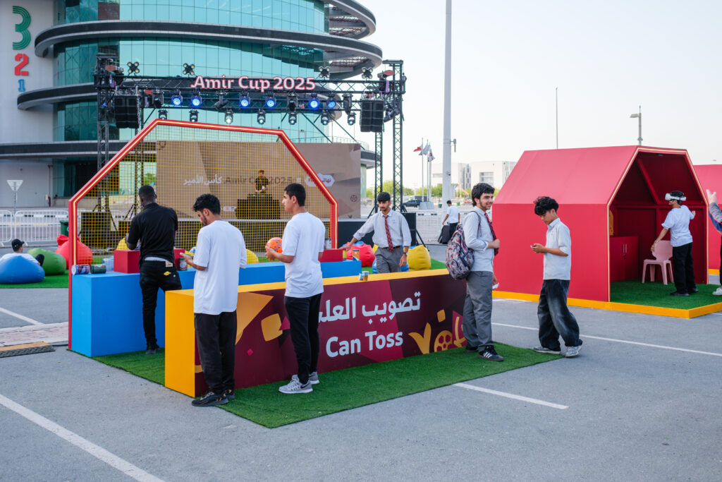 toss the can at amir cup 2025 fan zone