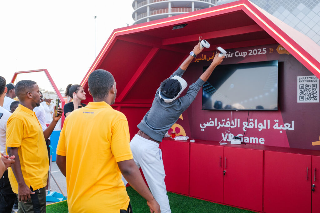 VR Game at amir cup 2025 fan zone
