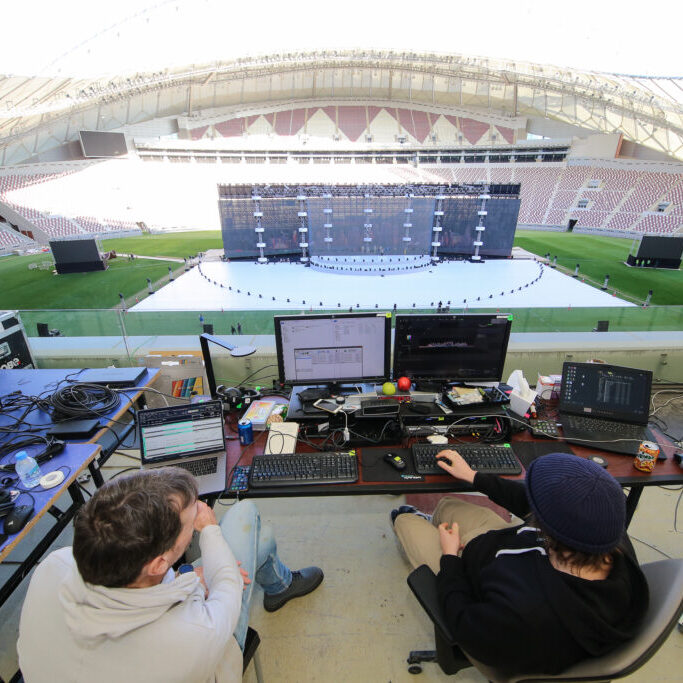 behind the scenes of WEGA global games 2020 grand opening ceremony at khalifa international stadium